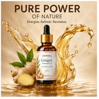 Huile essentielle de gingembre 100% pure et naturelle, qualité aromathérapie premium, pour diffuseur, massage, soin de la peau