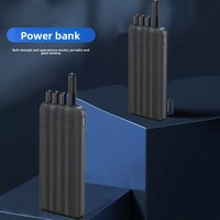 Batterie externe LGC L-1203B 10000mAh à chargement sans fil avec ventouse, conception magnétique, 4 câbles, entrée/sortie Type-C, protection contre la surcharge