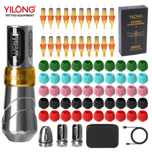 Kit de machine à tatouer Yuanyun avec cartouche d'aiguilles, fonctionnant sur piles, pour le tatouage - Product Image 4