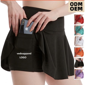 Falda de Tenis 2 en 1 OED para Mujer, Falda de Golf Resistente al Sudor, Falda Corta Deportiva Ideal para Entrenamiento Deportivo y Actividad Diaria - Product Image 1
