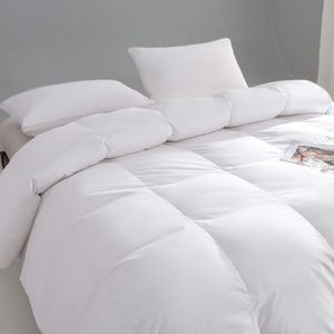 <span class=keywords><strong>Couette</strong></span> personnalisée blanche 100 % coton avec garnissage de <span class=keywords><strong>duvet</strong></span> de <span class=keywords><strong>canard</strong></span> et d'<span class=keywords><strong>oie</strong></span>, respirante, douce, écologique, pour hôtels, toutes saisons, taille sur mesure, marque OEM/ODM - Product Image 4