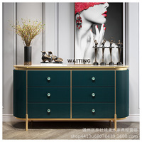 Tableaux en bois gris foncé, design de luxe, de couleur gris foncé, armoires buffet, table de salon moderne, console