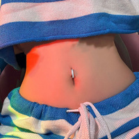 Anneaux de nombril 14G pour femmes, piercing barbell pour nombril, bijoux à rivets avec diamants simulés