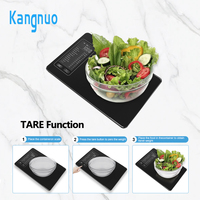 Báscula Digital Inteligente Profesional con Bluetooth para Cocina, Escanea Códigos de Barras, Mide Calorías, Báscula Eléctrica para Alimentos