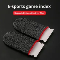 Manchons de jeu très vendus, ultra-fins, respirants, antidérapants, anti-transpiration, en fibre de carbone/argent/cupro, pour le positionnement en e-sport