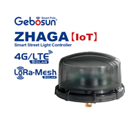 Système d'éclairage public intelligent solaire sans fil LoRa-mesh, étanche IP65, extérieur, IoT, contrôleur ZHAGA avec plateforme SSLS