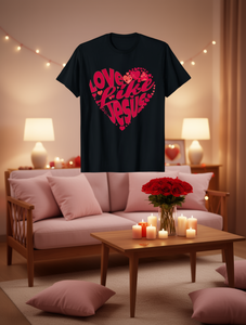 T-Shirt 'Amore Come Quell di Gesù' 100% Cotone 180g Unisex, per San Valentino, Casual, Collo Tondo, Manica Corta, Vestibilità Regolare, Stampata - Product Image 2