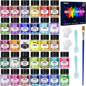OEM ODM Jar Packing Pearlescent Pigment Mica Powder for <strong>Paint</strong>, Dye, Soap Making, Nail Polish, Epoxy Resin, <strong>Candle</strong> - Product Image 3