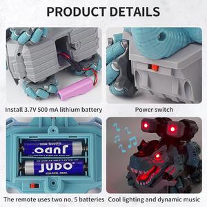 Пульт дистанционного управления электромобиль с дистанционным управлением динозавр Акробатический внедорожник восхождение вертикально вращающийся детская игрушка - Product Image 3