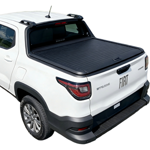 Cubierta Retráctil Manual para Camioneta, de Aleación de Aluminio, Enrollable, Sin Perforaciones, para <span class=keywords><strong>Fiat</strong></span> <span class=keywords><strong>Strada</strong></span> - Product Image 1