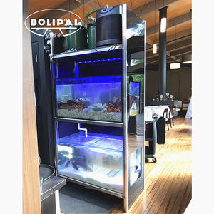 Custom Helder Glas Ultra Helder Glas Live Zeevruchten Tank Display Rekken Aquarium - Product Image 2