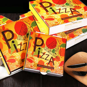 Cajas de almacenamiento ecológicas para pizza con logotipo personalizado al por mayor - Product Image 4