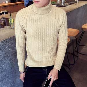 Maglione da Uomo Slim Fit a <span class=keywords><strong>Collo</strong></span> <span class=keywords><strong>Alto</strong></span>, Caldo e Spesso, in Maglia, Comodo, Stile Streetwear, Prodotti Dropshipping 2026 - Product Image 1