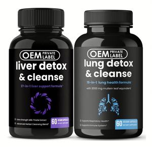 Yetişkinler İçin Karaciğer ve Akciğer Temizleyici Kapsüller, Detoks Desteği, Solunum Sağlığı ve Bağışıklık Sistemini Destekleyen Süt Devedikeni Ekstresi - Product Image 1