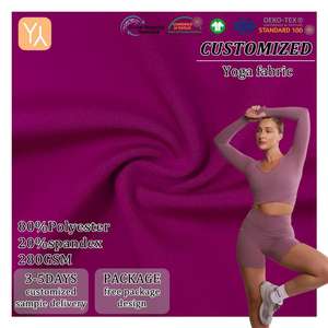 Polyester de couleur personnalisée de haute qualité tricoté élastique POLEX SUPLEX tissu tissu de vêtement - Product Image 1