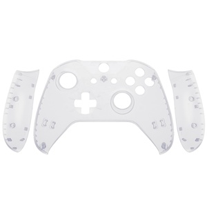 Extremerate Customized Clear Full Control Shell for Xbox for Xbox One S <b>Controller</b> Housing Case Cover With Handle <b>Grip</b> Side Rail - Product Image 1