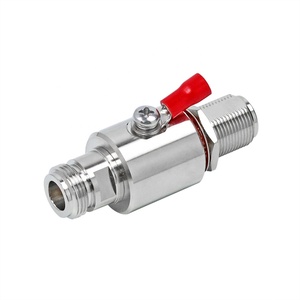 Nhà máy cung cấp N nữ nữ DC 0-3G sấm sét vách ngăn Thiết bị chống sét bảo vệ ánh sáng tăng - Product Image 1