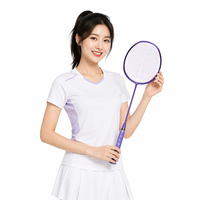 Raquette de badminton en carbone haute vitesse, légère, avec cadre aérodynamique, conçue pour un entraînement durable, un entraînement sportif, un sport haut de gamme