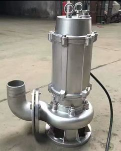 Pompe submersible antidéflagrante industrielle en acier inoxydable pour eaux usées - Product Image 3