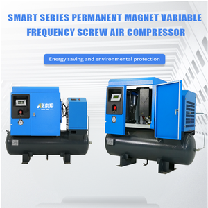 Tiếng ồn thấp Vít Máy nén khí xách tay 3.7kW 5HP 8bar 10BAR Máy nén khí máy trục vít Máy nén khí với xe tăng - Product Image 3