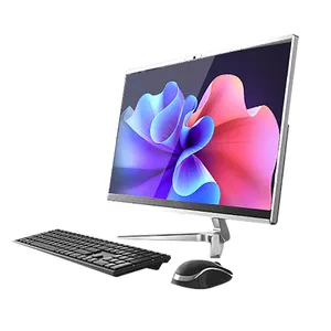 Monitor 22/24/27 inci Core I7 I9 Pc Computadoras Aio Complet Set lengkap pengaturan komputer Barebone semua dalam satu komputer