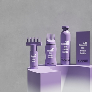 Emballage pour extensions de cheveux, impression personnalisée, flacon applicateur d'huile capillaire vide à presser avec bouchon peigne, 60 ml, 100 ml, 170 ml, 210 ml, 300 ml - Product Image 3