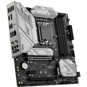 เมนบอร์ด MSI M-AG B760M MORTAR WIFI DDR5 รองรับหน่วยความจำสูงสุด 192GB รองรับซีพียู Intel เจนเนอเรชั่น 12/13 ซ็อกเก็ต LGA1700 เมนบอร์ดสำหรับเล่นเกมบนเดสก์ท็อป MSI M-AG B - Product Image 1