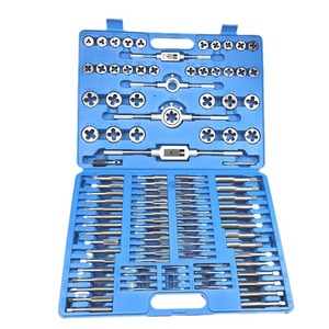 Jeu de tarauds et filières métriques 110 pièces avec clé à taraud et clé à filière, outil combiné - Product Image 3