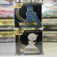 Boîte de présentation en acrylique transparente magnétique avec protection UV à 99 %, boîte de protection en acrylique ETB pour Elite Trainer Box