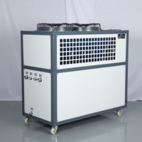 Refroidisseur industriel à faible bruit de 3 CV refroidi par air pour le refroidissement des réservoirs d'électrodéposition, de l'anodisation et du traitement des surfaces métalliques