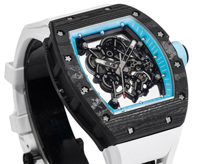 NEW Factory Upgrade the Integrated Movement RM055 Carbon Fiber case Shell 13.5mm Rubber Strap Men's Automatic <strong>Mechanical</strong> <strong>Watch</strong> - Product Image 5