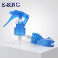Mini pulvérisateur à gâchette 24/410 avec verrouillage par bouton, couleur personnalisable disponible pour les bouteilles de produits de nettoyage, commande en gros