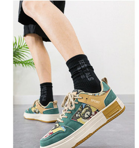 Nouvelles chaussures pour hommes, chaussures en toile respirantes avec un style masculin tendance, élégantes et polyvalentes, semelle épaisse, adaptées au sport - Product Image 6