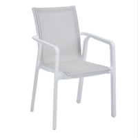 Chaise de restaurant moderne, chaise de salle à manger, chaise de café, chaise d'extérieur, chaise en plastique avec accoudoirs, chaise en rotin