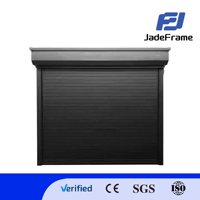 Porte à enroulement en aluminium moderne et personnalisée, porte automatique électrique pour devanture de magasin et commerce