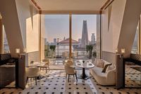 Canapé moderne deux/trois places en cuir PU écologique sur mesure pour projets hôteliers et de resorts 5 étoiles IHG Regent Shanghai Bund Appartement Villa