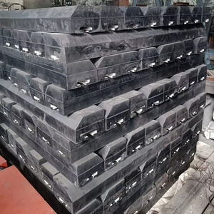 Options personnalisées de revêtement de plaque en caoutchouc d'acier allié robuste avec la coupe de Service de traitement de Port d'inspection de broyeur à boulets de trou principal - Product Image 2