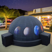 Dôme de projection gonflable portable, projecteur d'étoiles, planétarium pour fêtes et événements, matériau Oxford avec accessoire souffleur
