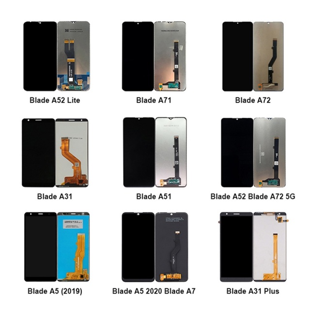 Customize Custom Mobile Phone Lcd Panel Display Replacement Touch Screen for ZTE Blade A3 Plus A31 Plus A51 A52 Lite A71 A72 5G