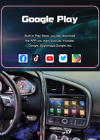 Krando 9 "Navigation de voiture pour Audi R8 2007 - 2015 Autoradio multimédia Android Auto + sans fil Carplay 4G WIFI Playstore 32G 256G