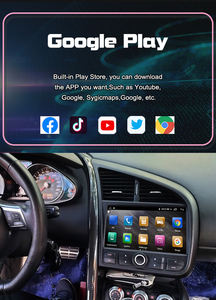 Krando <span class=keywords><strong>9</strong></span> "Navigation de voiture pour Audi R8 2007 - 2015 Autoradio multimédia Android Auto + sans fil Carplay 4G WIFI Playstore 32G 256G - Product Image 6