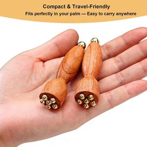 Outil de massage facial Gua Sha en perles de cuivre pour les yeux, réduit les poches et les cernes, brosse pour les méridiens, <span class=keywords><strong>SPA</strong></span> chinois relaxant - Product Image 5