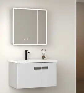 Bán buôn phòng tắm hiện đại nổi Vanity đồ nội thất cho khách sạn tủ phòng tắm Sản xuất tại Trung Quốc