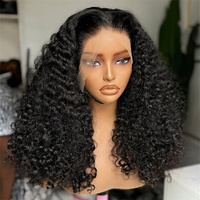 Pelucas de Cabello Humano Rizado Afro Baratas con Encaje Frontal HD, Peluca Frontal Completa 13x4 de Cabello Brasileño Virgen, Proveedor de Pelucas Cortas Bob de Verano