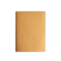 Carnet de notes avec insert de rangement en liège et sangle, haut de gamme, cadeau créatif, personnalisable avec logo