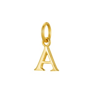 Fine personnalisé 925 argent Sterling plaqué or Vermeil lettre initiale breloques bijoux accessoires faisant pendentif collier - Product Image 6