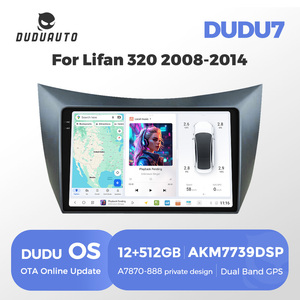 DUDUAUTO para Lifan <span class=keywords><strong>320</strong></span> 2008-2014, Sistema Multimedia Android Modificado para Auto, Bluetooth, Navegación, Carplay, Pantalla de Visión Trasera - Product Image 2