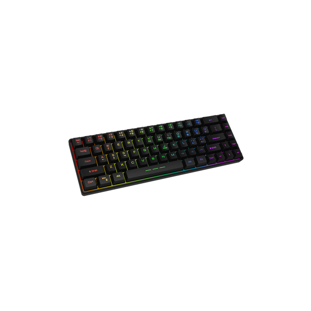 Aikun GX388WR 2.4G Wireless Rechargeable Gaming Keyboard,Dynamic Rainbow Backlight,88Keys Rubber Switch,Multi - OS Compatiblity