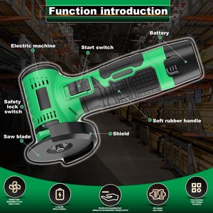 <b>Mini</b> 12V Cordless Angle With Battery Power DIY Grade Tools for Grinding Local US Warehouse CMG-12A 12V <b>Mini</b> Cordless Bru - Product Image 5