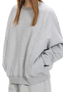 Pull épais 500G avec couche d'air et doublure polaire. <span class=keywords><strong>Coupe</strong></span> segmentée déstructurée vintage. Pull ample à col rond - Product Image 3